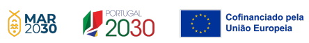 Logotipos Mar 2030; Portugal 2030; união Europeia